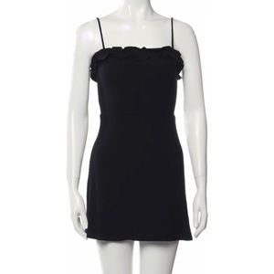 Reformation Black Mini Dress